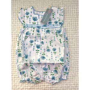NWT Blue Poppy Bubble Romper